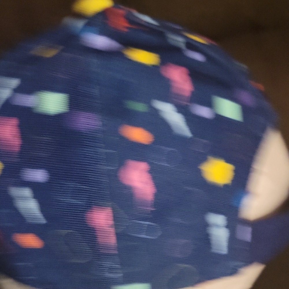 Navy Blue Patterned Hat - image 7